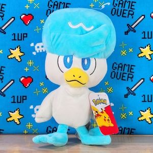 Jazwares Pokemon Quaxly 8" UltraSoft Video Game Toy Plush NWT